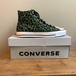 Converse Chuck Taylor All Star Black/Lime Twist White - Mens 8.5/ Womens 10.5